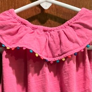 Mini Boden Tank and Striped Ruffled Skort Set, Pink, Green, Blue, Yellow, Red